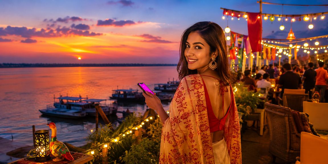 বাংলাদেশে মোবাইলে পোকো গেম উপভোগ করছেন একজন ব্যবহারকারী